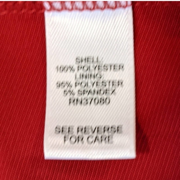 Established 1946 Cherry Red Flowy Blouse - Picture 4 of 5